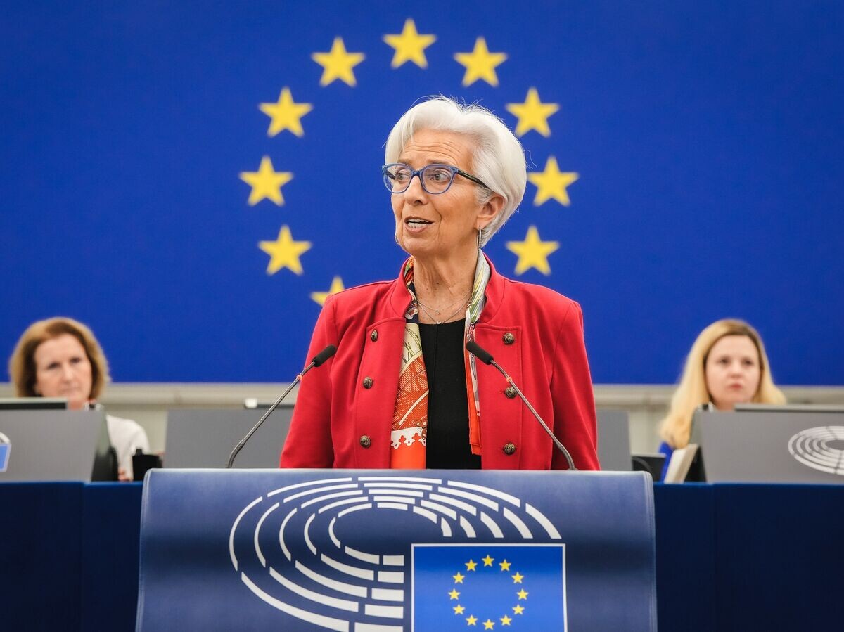    Председатель Европейского центрального банка Кристин Лагард© CC BY 4.0 / European Union 2023– Source: EP
