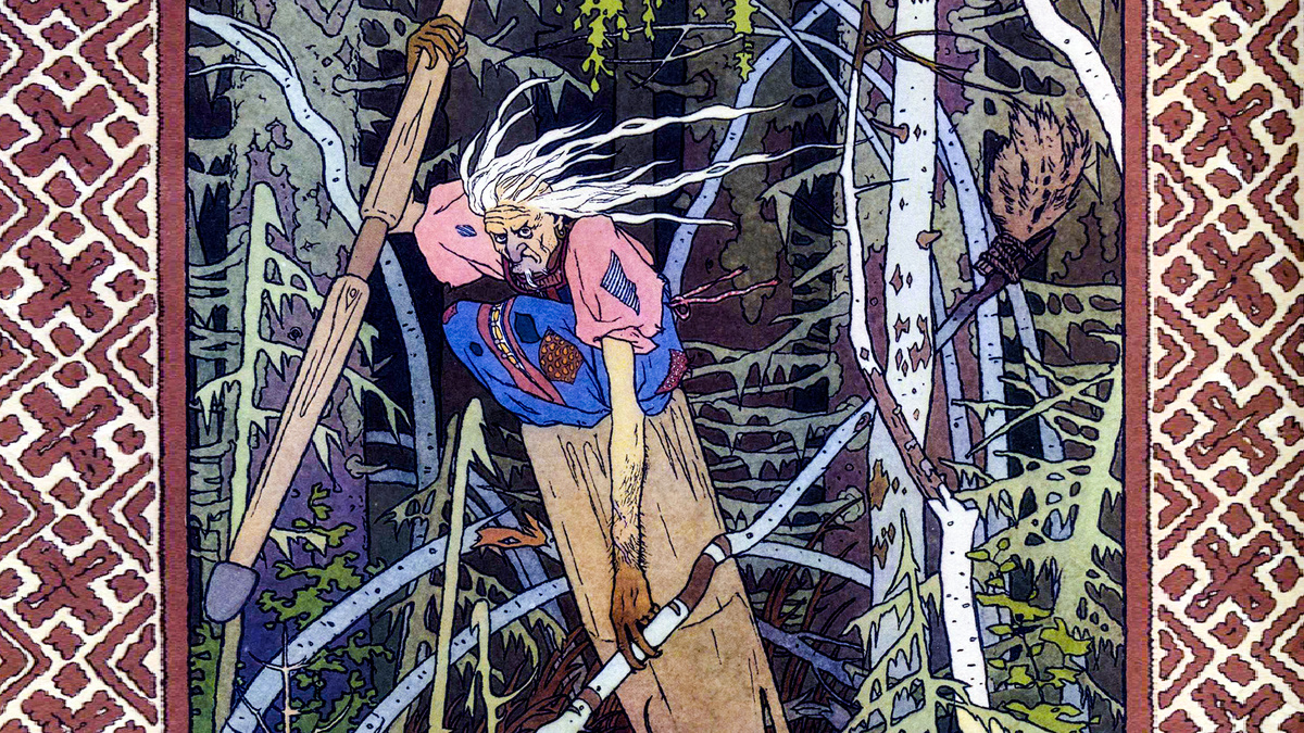 Иллюстрация к сказке «Василиса Прекрасная». И. Билибин, 1900 (С) Public domain