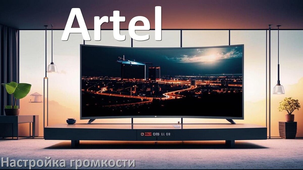 
Как в телевизоре Artel увеличить громкость настроить и включить
