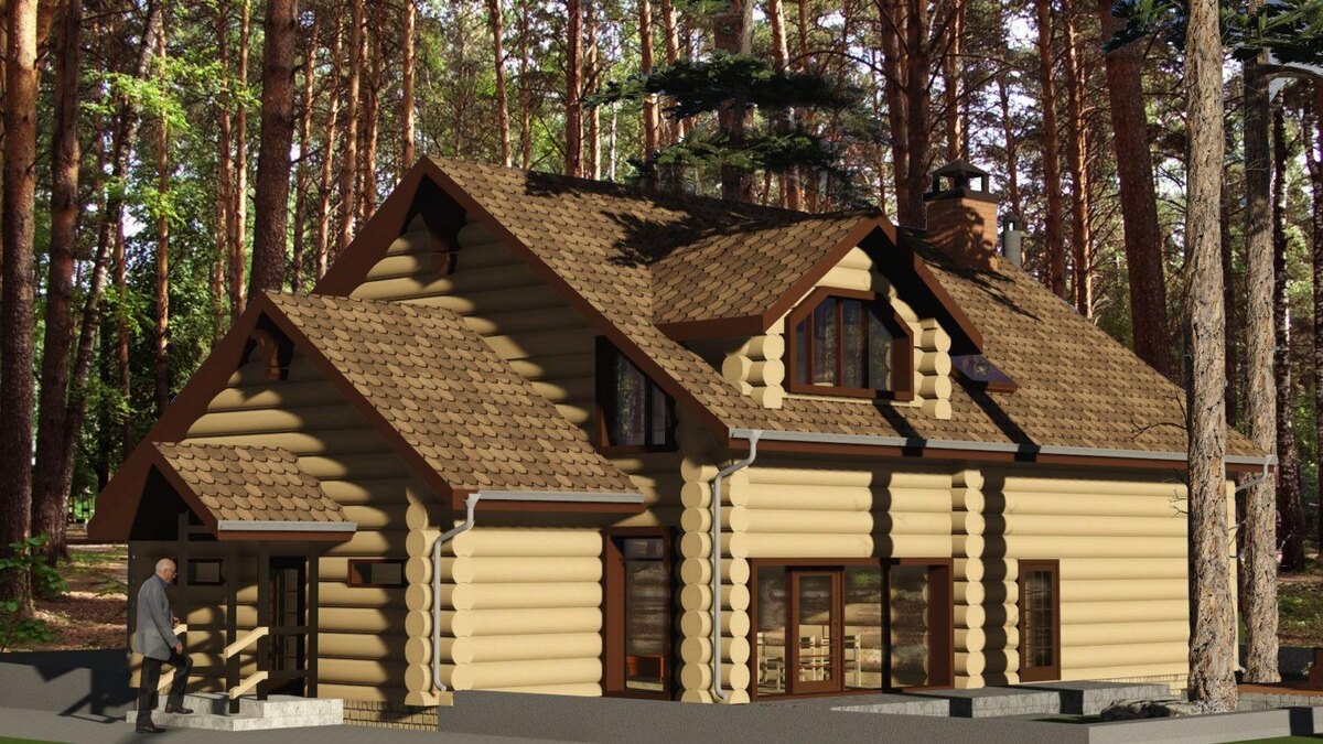 База отдыха из бруса