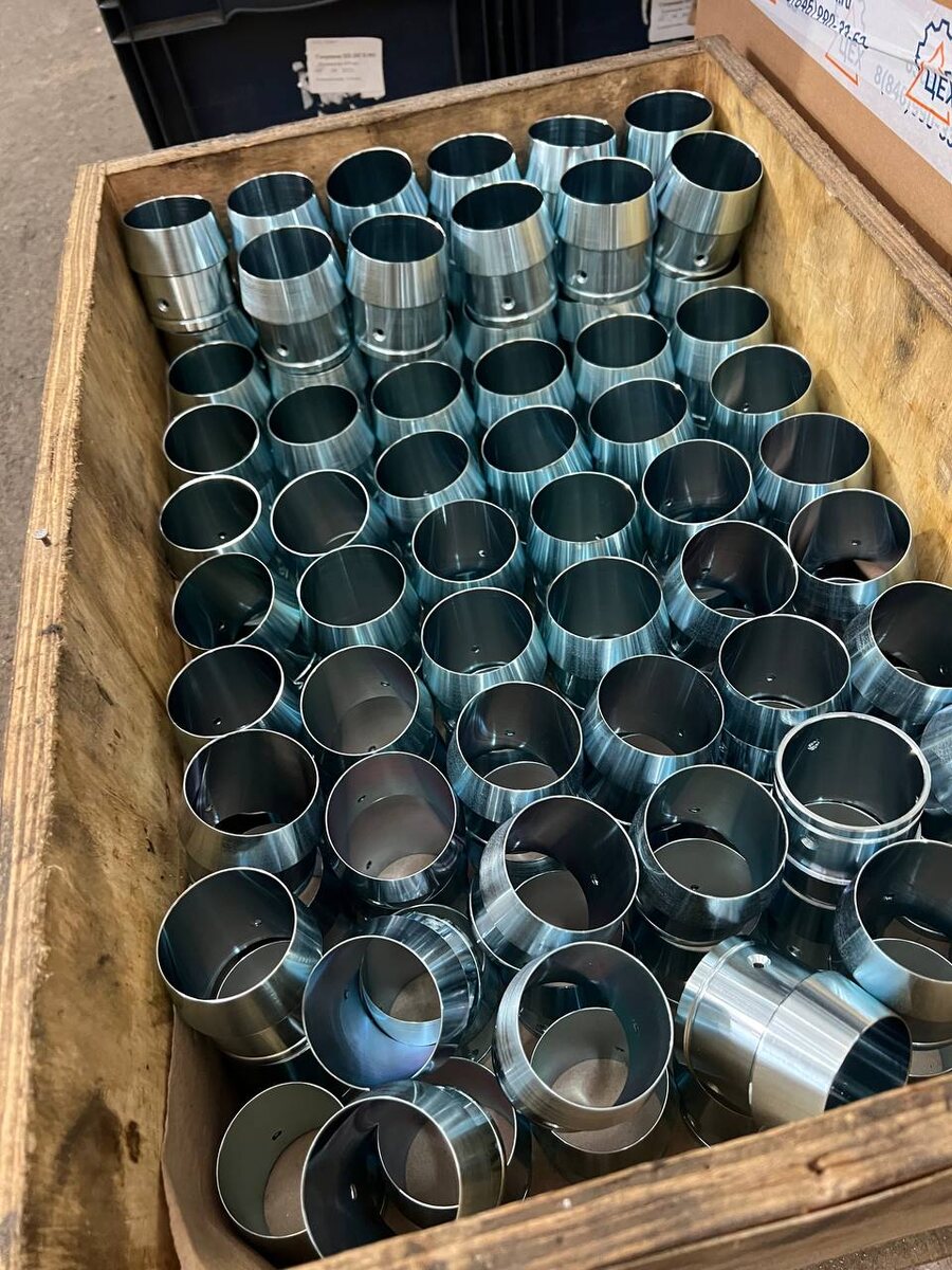 Готовые детали, обработанные гальваническим цинкованием