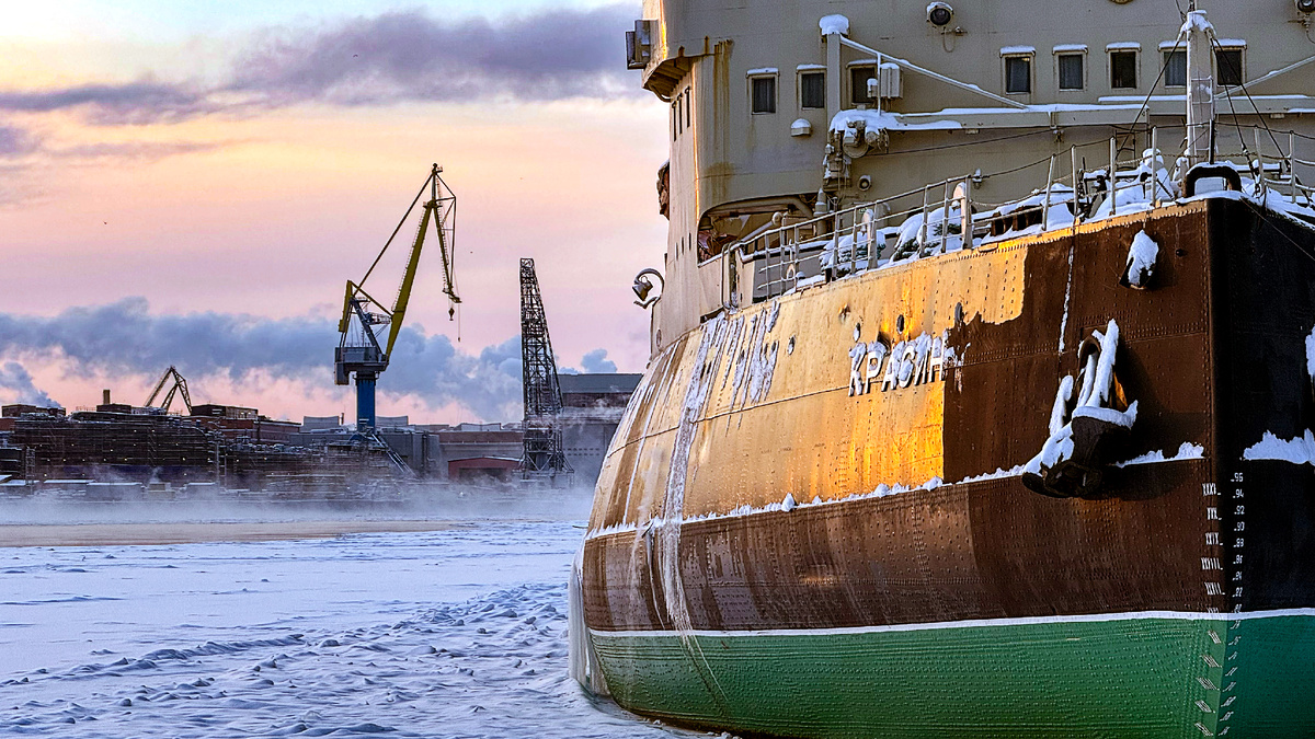 Ледокол "Красин". Фото автора
