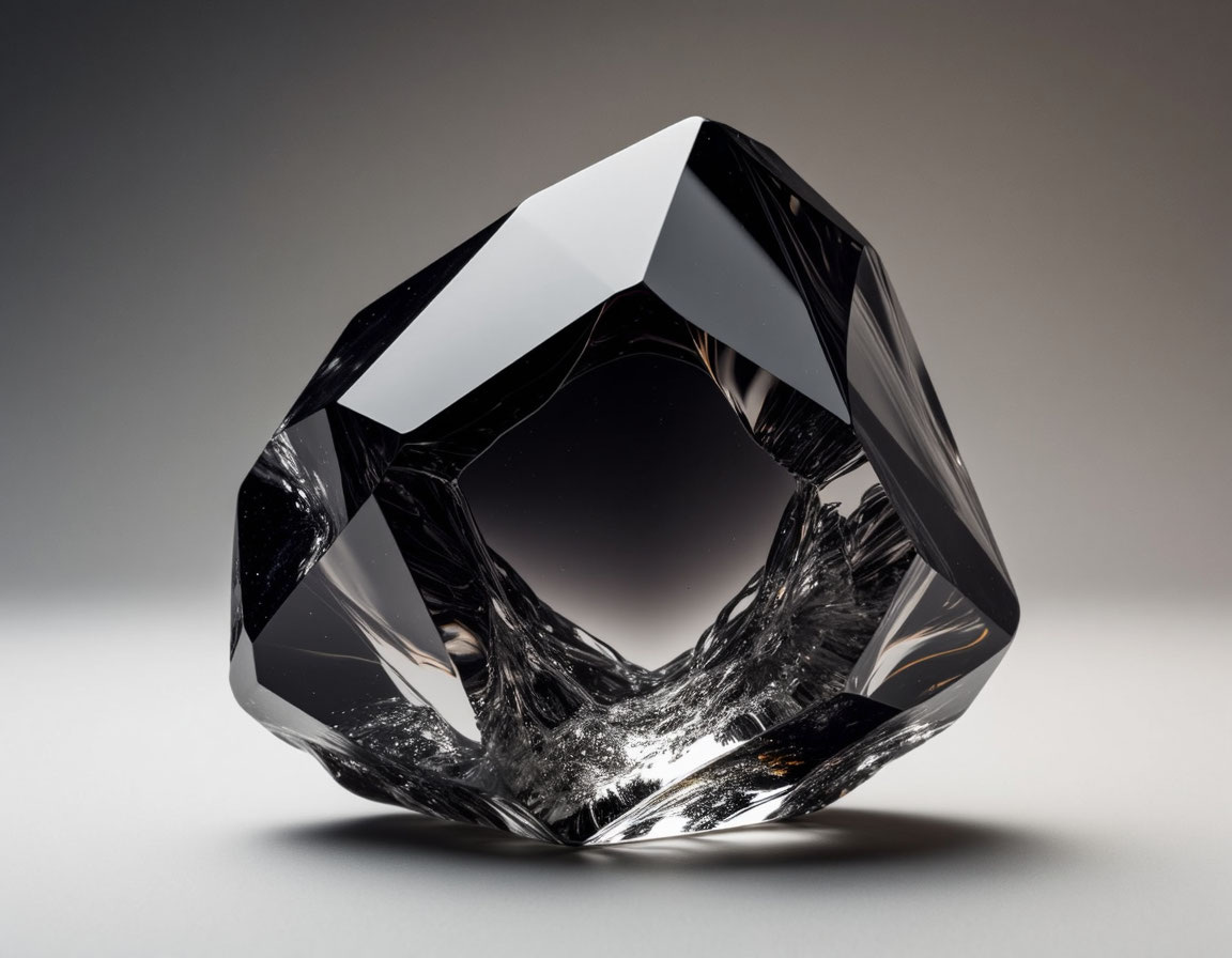 Обсидиан (вулканическое стекло)