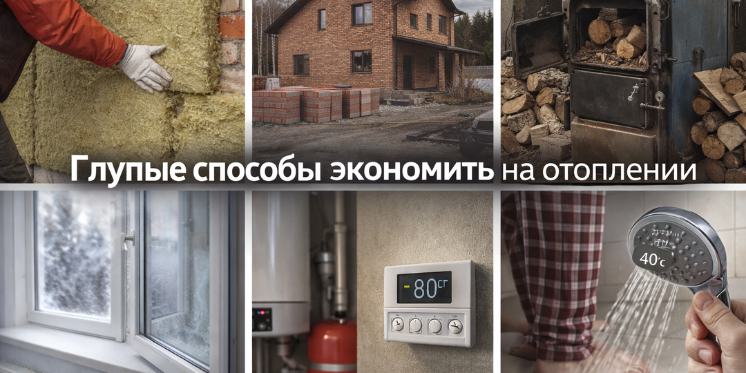 Самые дурацкие способы СЭКОНОМИТЬ на ОТОПЛЕНИИ частного дома, которые опустошат твой кошелек!