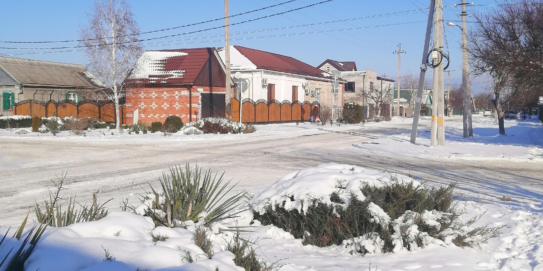 Прогулка в январский день.