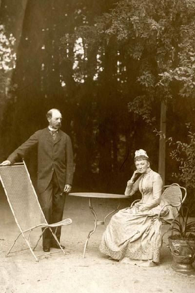   Король Дании Кристиан IX и его жена Луиза. Источник: Wikipedia.