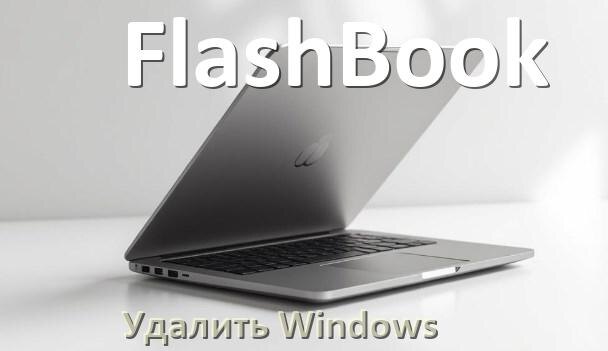 
Как с ноутбука FlashBook удалить Windows 10 и 11 полностью