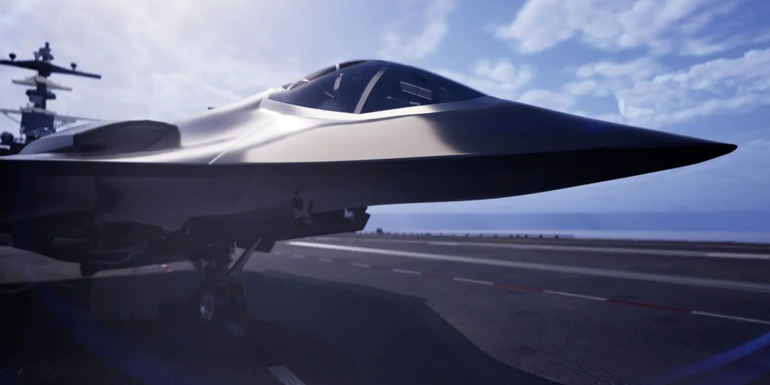✈ Новый палубный истребитель США.