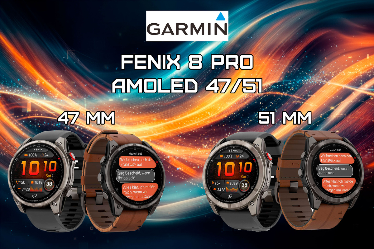 Garmin Fenix 8 Pro AMOLED 47мм и Garmin Fenix 8 Pro AMOLED 51мм