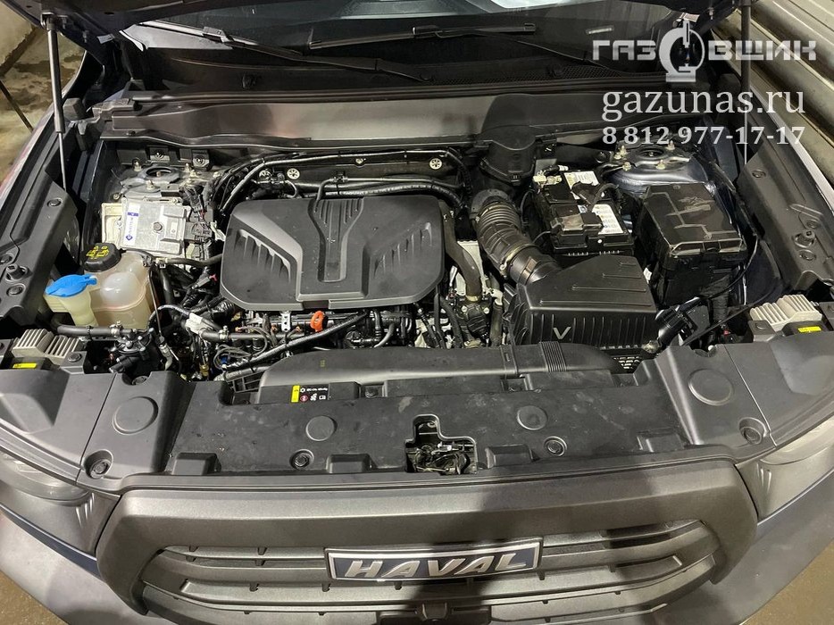 Установка ГБО на Haval Dargo I 2.0Di (192л.с.) 2023 г.в. на GW4N20 переоборудован для использования в качестве моторного топлива сжиженного нефтяного газа (пропан-бутан)