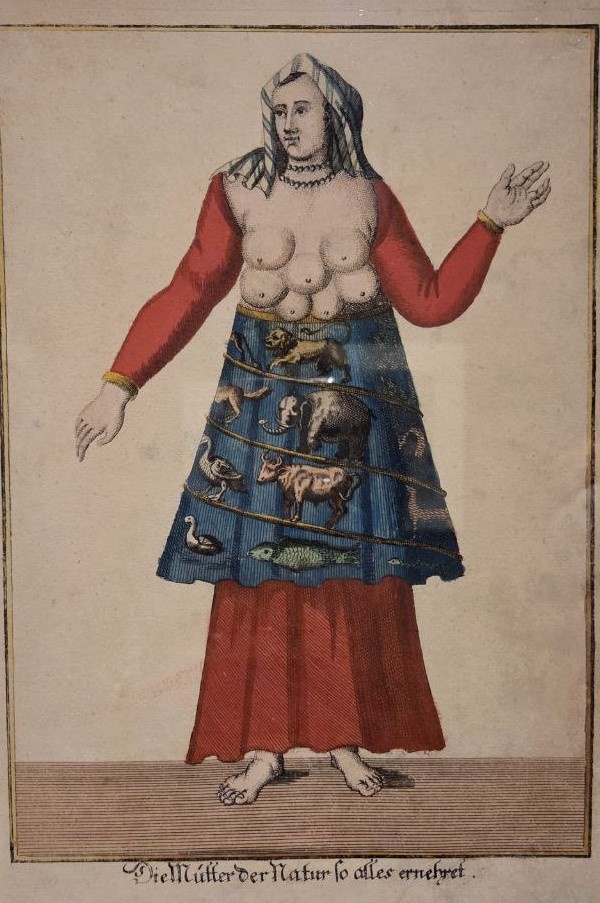 Иоганн Мессельройтер. 1667-1733 Мать природы, которая все питает.