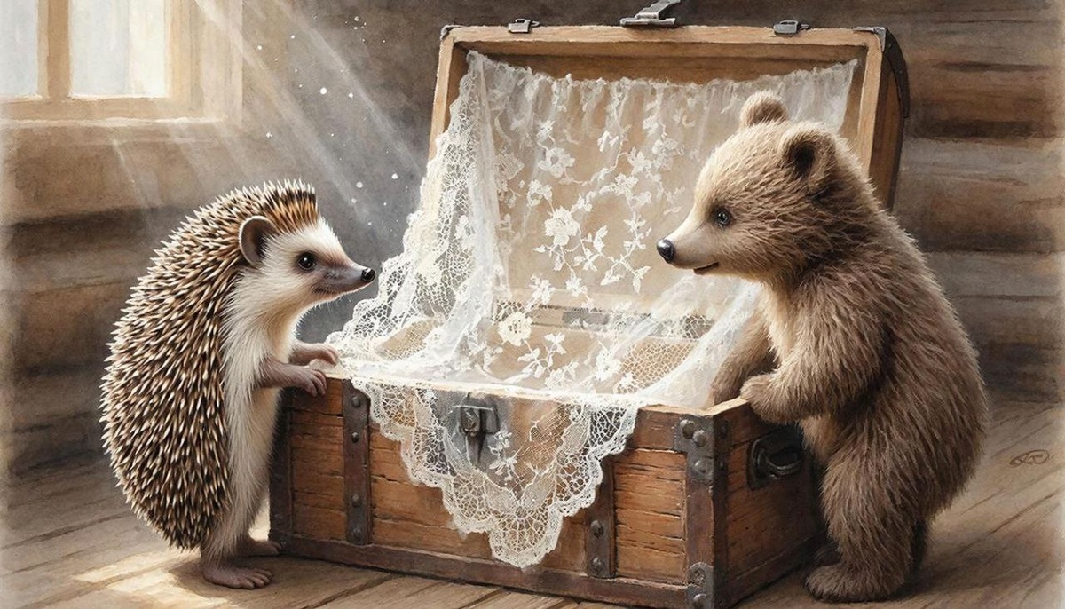 Ежик тут же стал искать все шебби, то есть "потертые" вещи. 