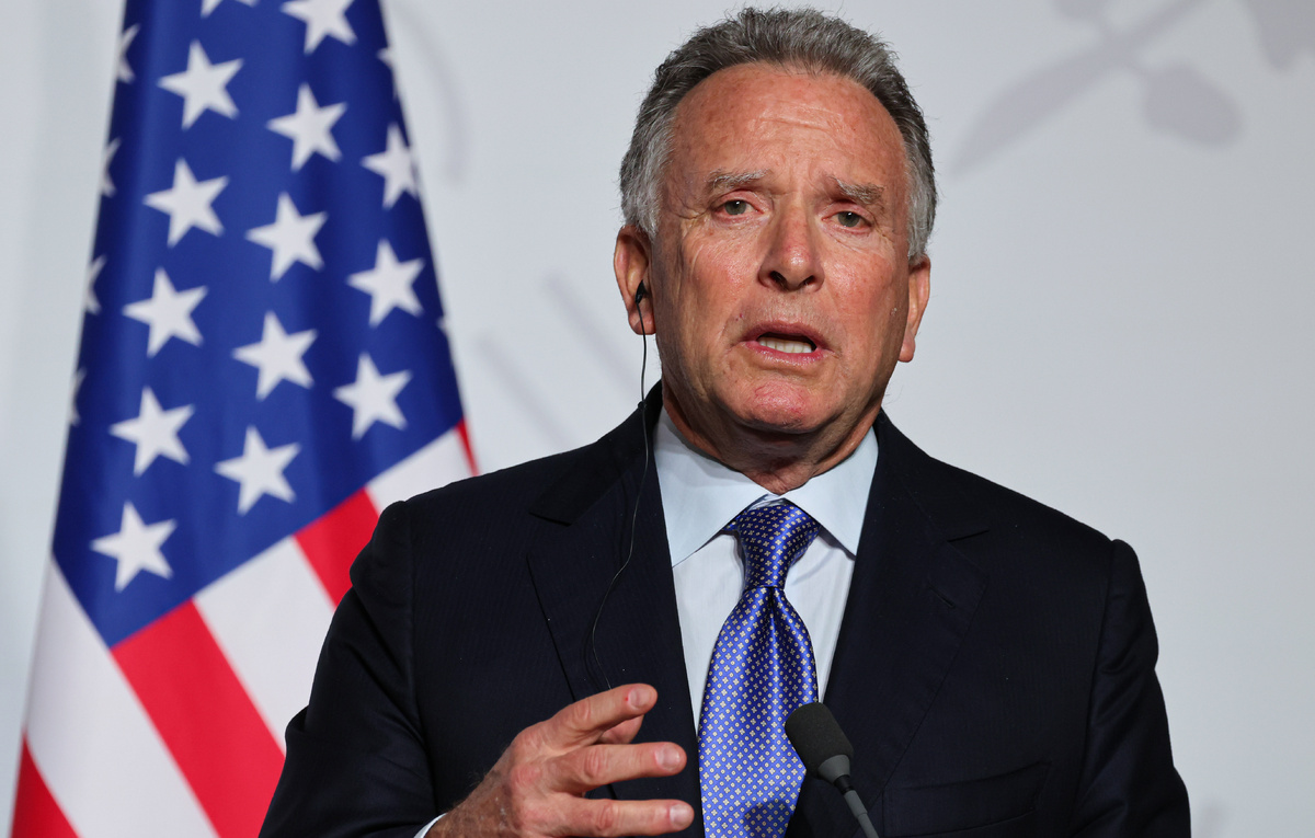    Спецпосланник президента США Стивен Уиткофф  Ludovic Marin, Pool photo via AP