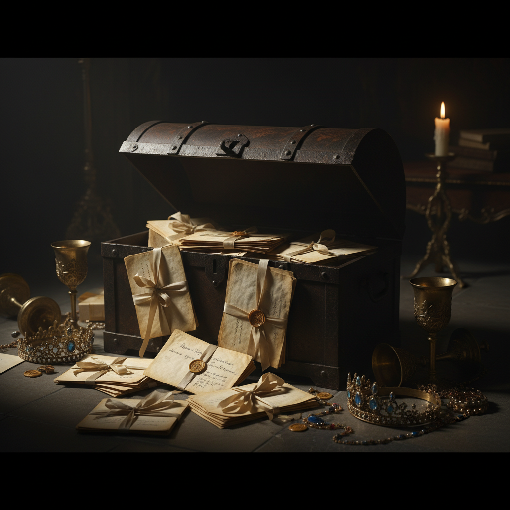 Ларец королевы полон секретов.