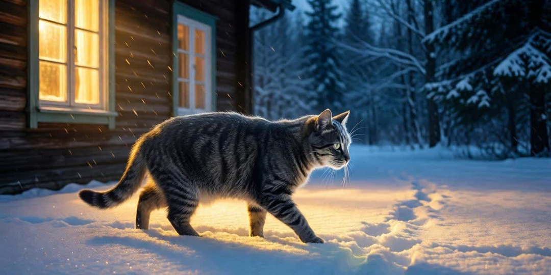 НЕОБЪЯСНИМОЕ И ШОКИРУЮЩЕЕ. Код "Последнее предупреждение": Что кот пытается сделать, когда перед смертью уходит из дома.