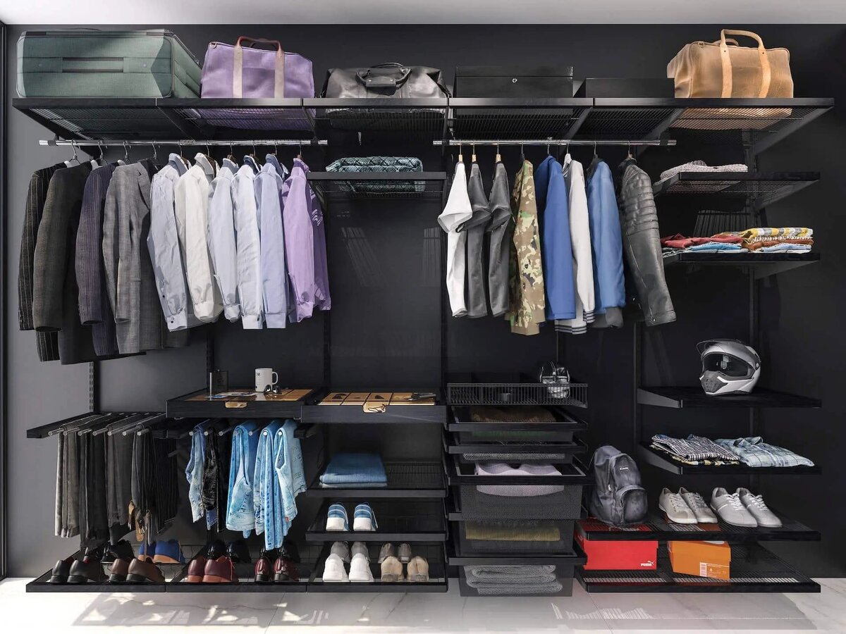 Как организовать гардеробную