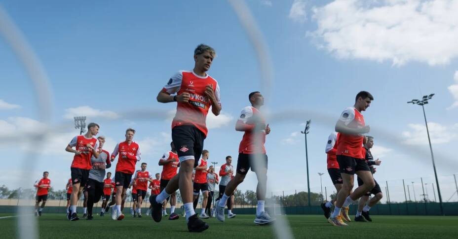    «Спартак» активно приступил к тренировкам на зимнем сборе. Фото: ФК «Спартак»