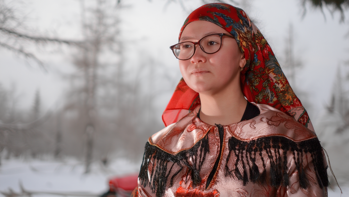 Кадр из программы «Мнение» | «В 22 года уехала жить в тундру»/ АНО «Ямал-Медиа»