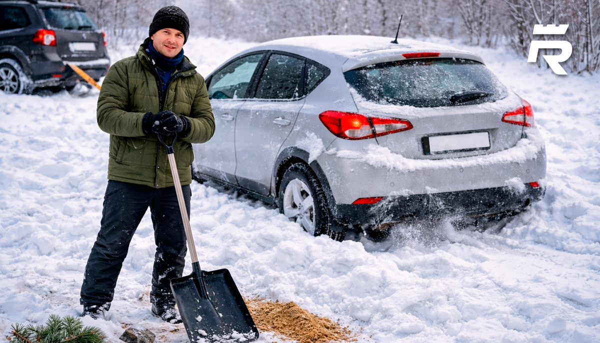 Как выбраться из сугроба