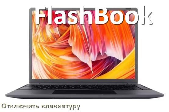 
Как отключить клавиатуру ноутбука FlashBook на Windows 10 и 11