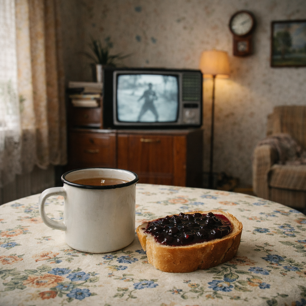 Хлеб с вареньем 