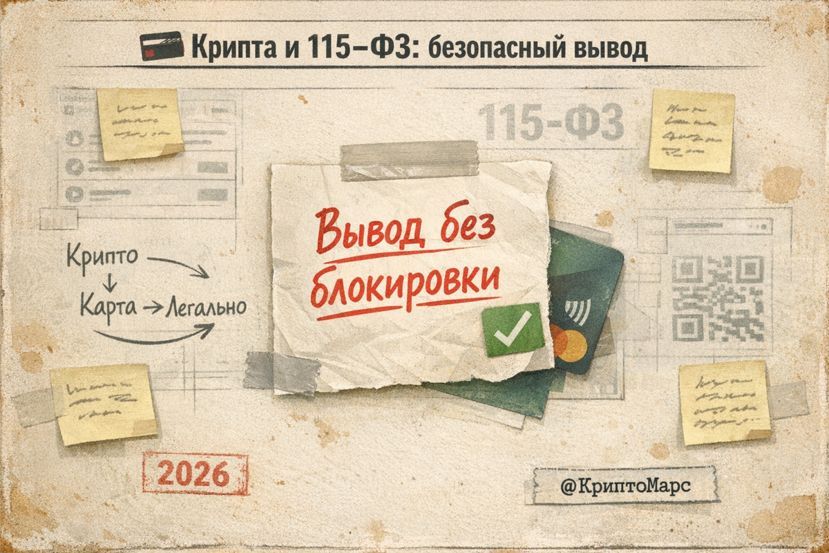    Как безопасно вывести криптовалюту на карту Марсель