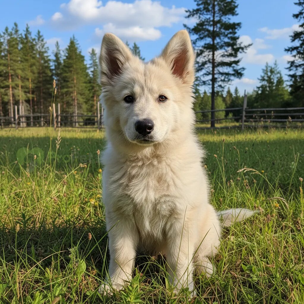 Щенок карельской медвежьей собаки