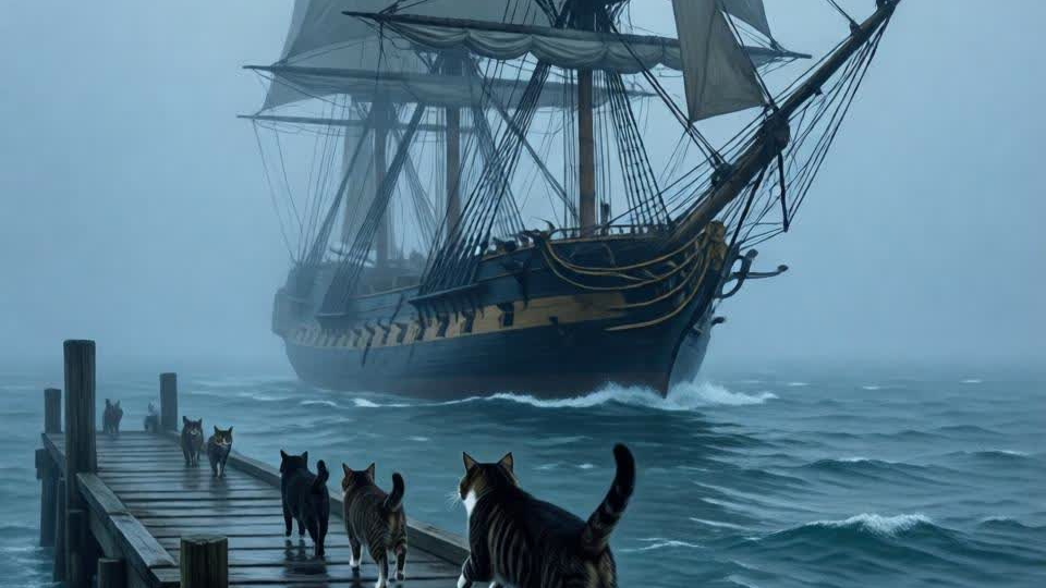 Код РАССЛЕДОВАНИЯ. Проклятый экипаж. Почему все коты с легендарного корабля «Мэри Селест» сошли на берег за час до его исчезновения.