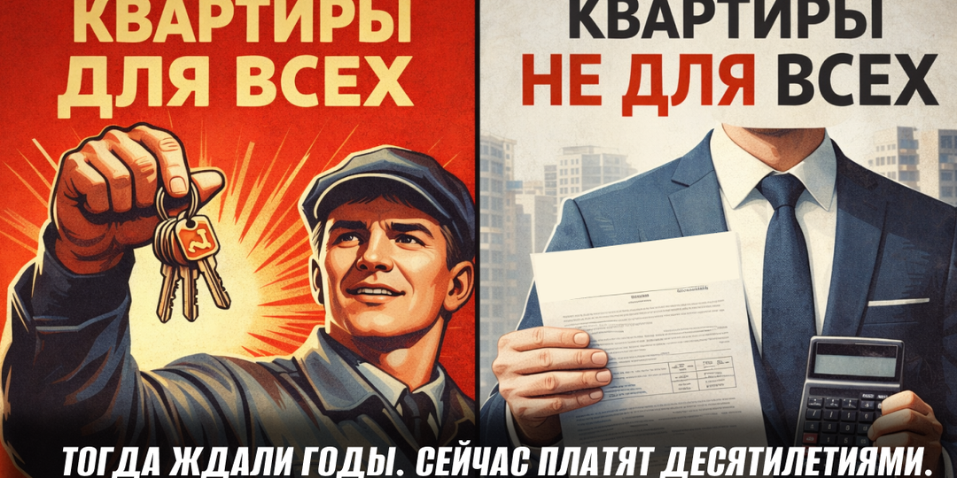 🏠 Почему в СССР квартиры были «у всех», а сегодня — ЭТО роскошь? И что с этим делать сейчас