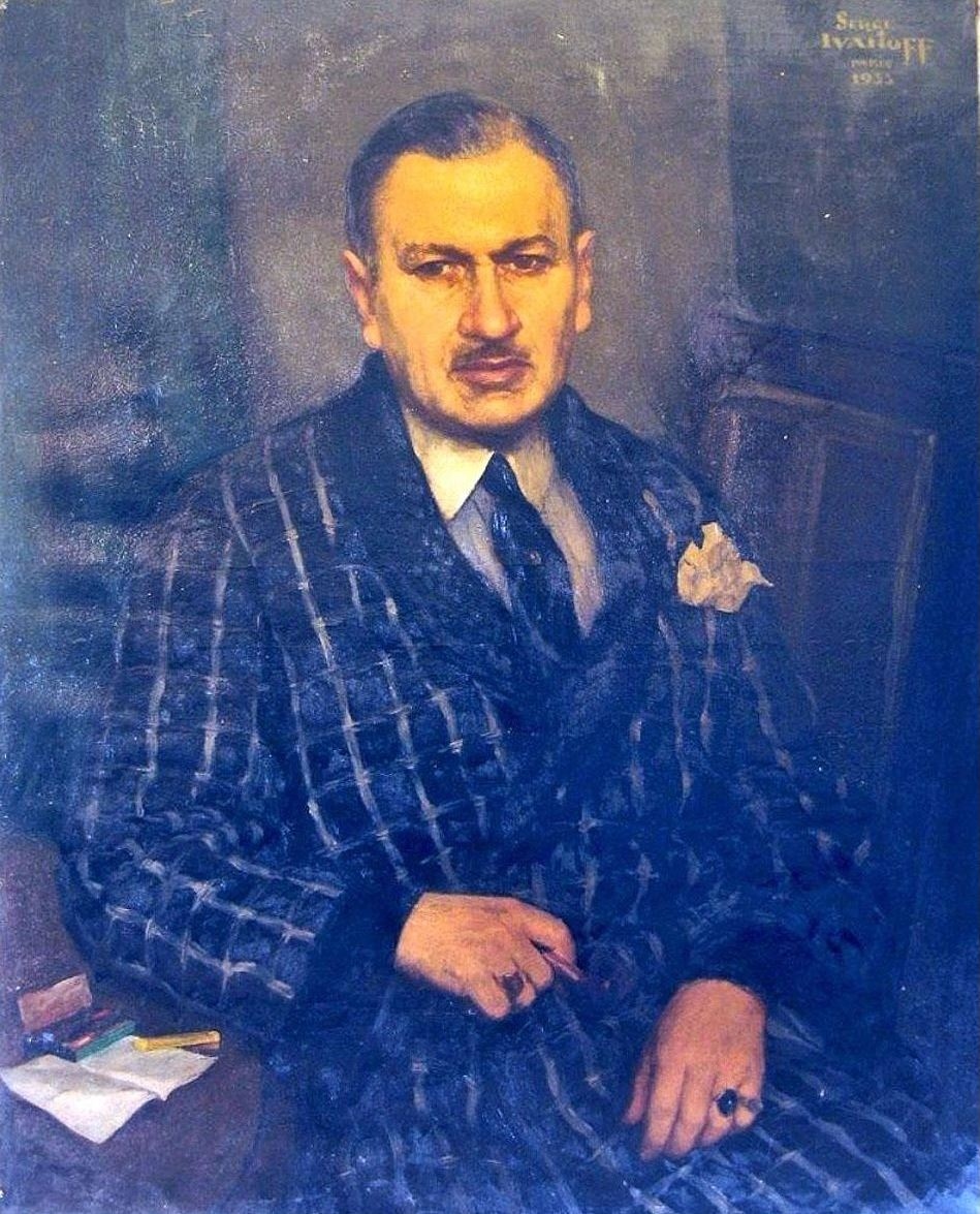 Сергей Иванов «Портрет Осипа Браза» (1933). Эрмитаж