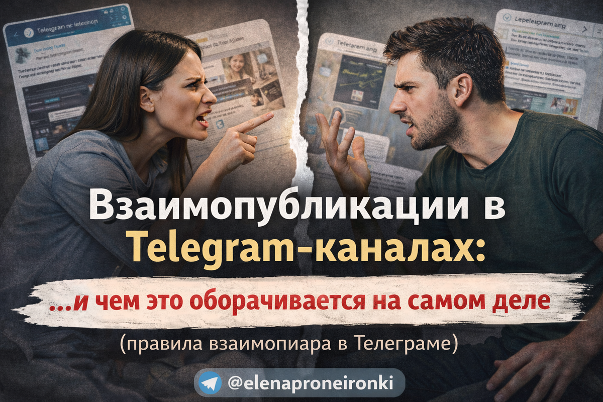Как опубликоваться в чужом Telegram-канале и не поссориться со всеми подряд (честно о взаимопиаре в Телеграме, без иллюзий)