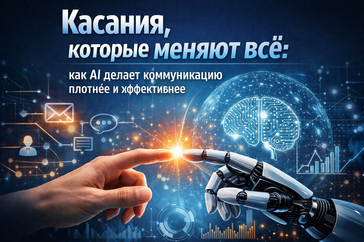    Касания, которые меняют всё: как AI делает коммуникацию плотнее и эффективнее Никита Титов