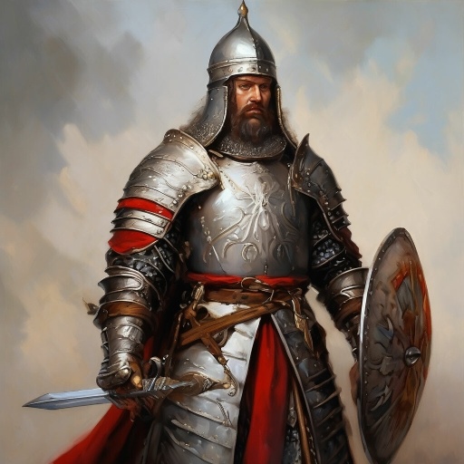 Русский витязь в понимании современного худождника