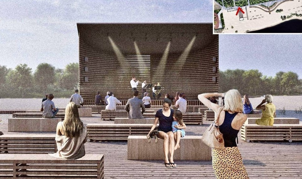    Один из возможных макетов