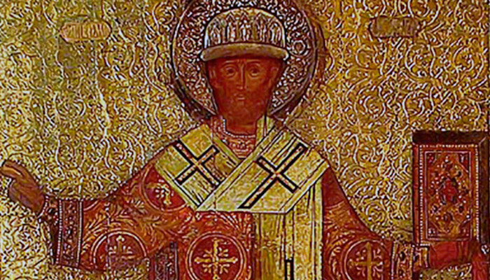 Святитель Филипп (фрагмент иконы Симона Ушакова, 1653 г.). Фото: wikipedia.org