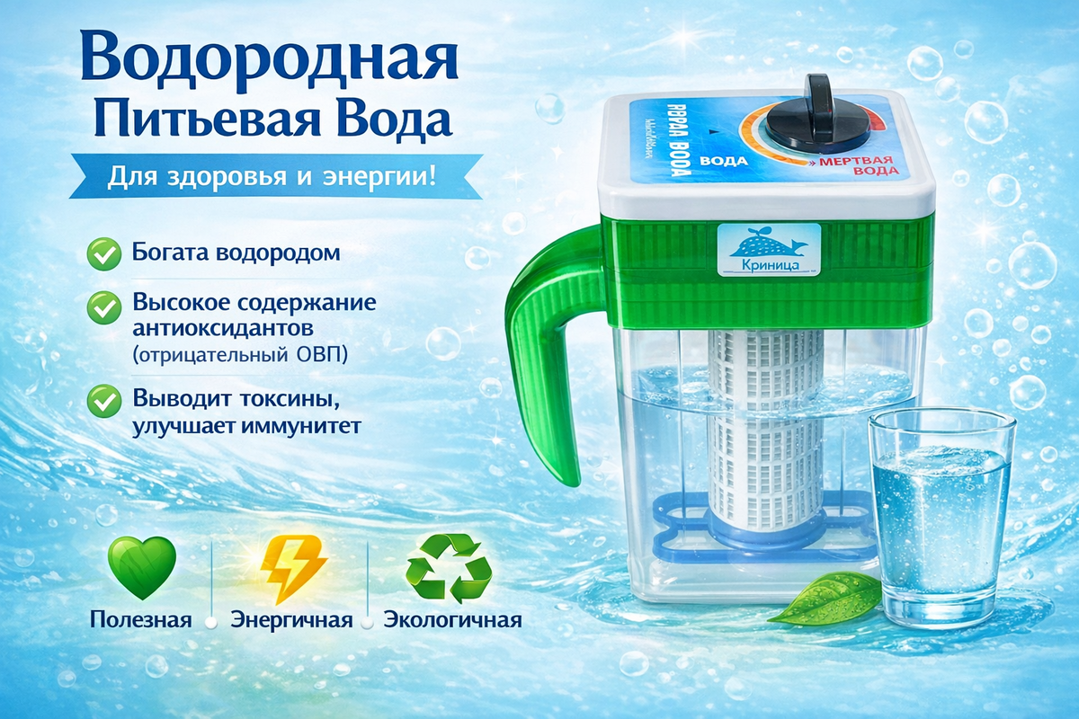 Водородная питьевая вода