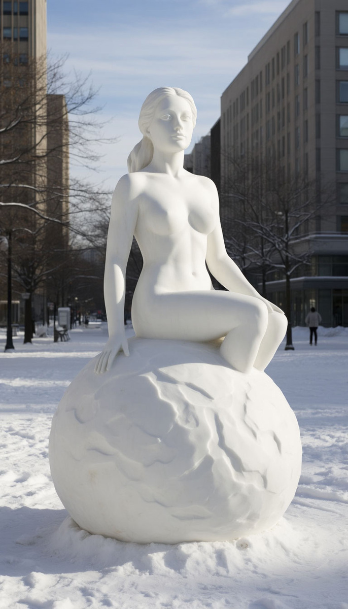 Зимняя фантазия: как из снега рождается красота, хранящая отголоски языческих обрядов