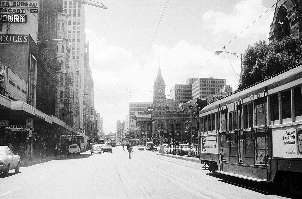 Мэрия (Melbourne Town Hall), Мельбурн, конце 1970-х