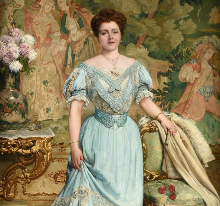 Баронесса Воган, Каролина Лакруа, худ. Эжен Сибердт, 1906 г. 