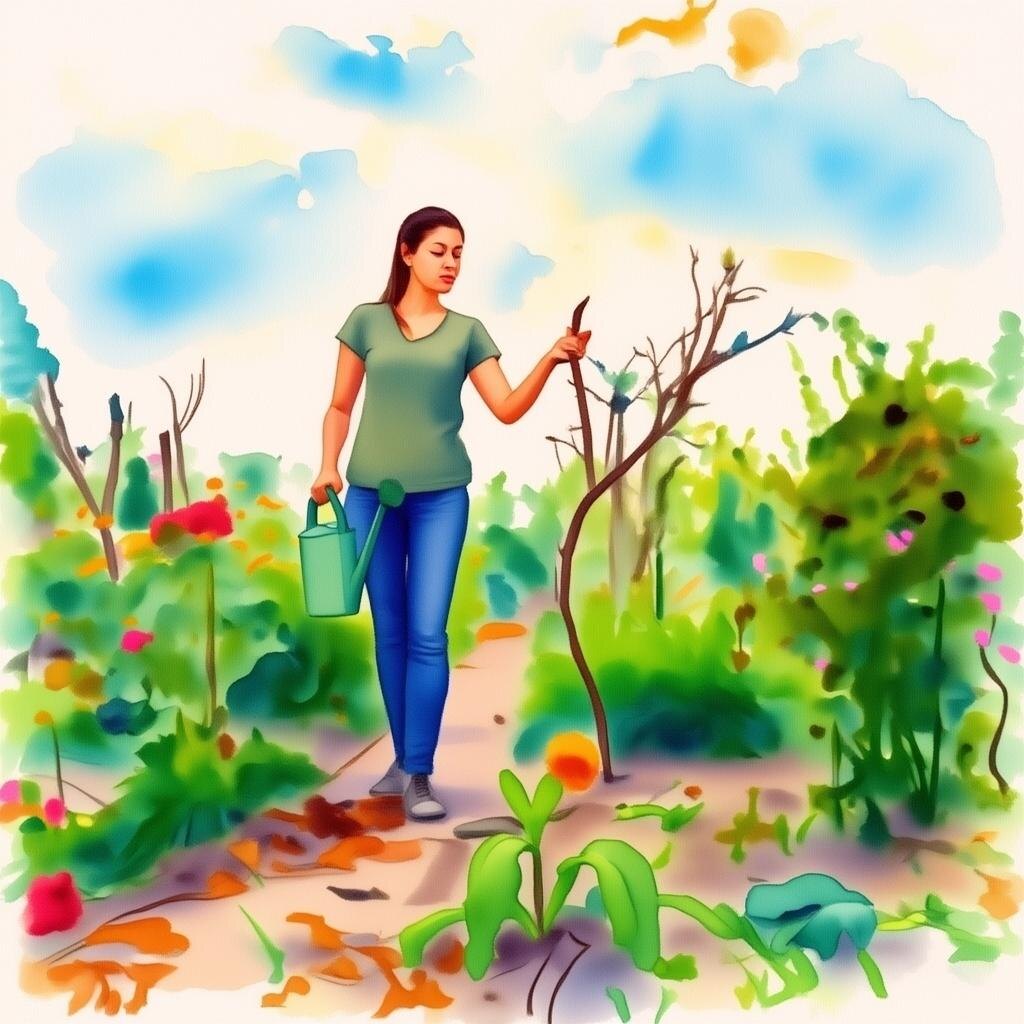 Даже если вы поняли, что ваш сад ещё в процессе восстановления - это тоже зона роста, взращивания. 