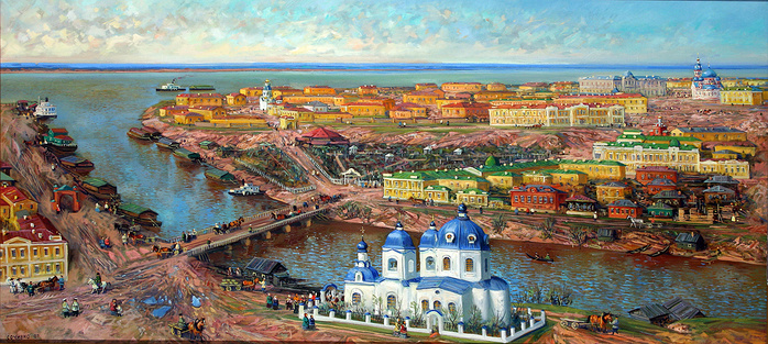 © Сергей Сочивко. Ильинская церковь. Холст, масло.