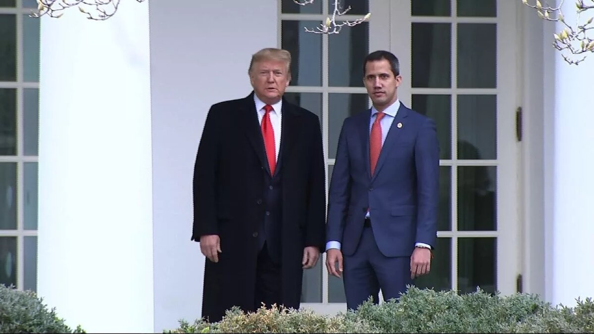 Встреча Дональда Трампа и Гуайдо в Белом доме. 