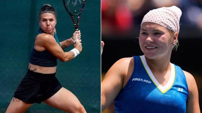 Александра Олейникова, Диана Шнайдер. Обложка © gotennis.ru, © ТАСС / АР