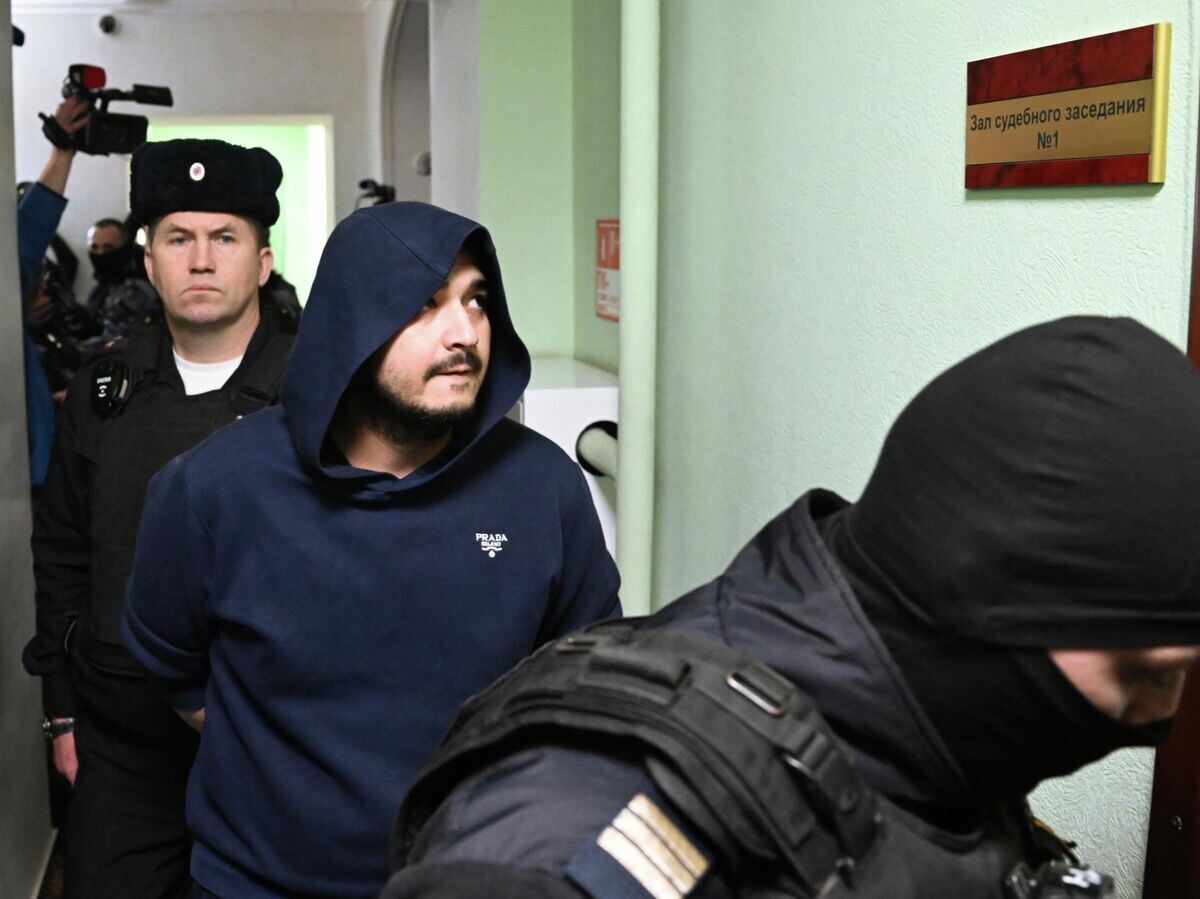    Ахмаджон Курбонов перед оглашением приговора во Втором западном окружном военном суде в Москве | © РИА Новости / Алексей Майшев