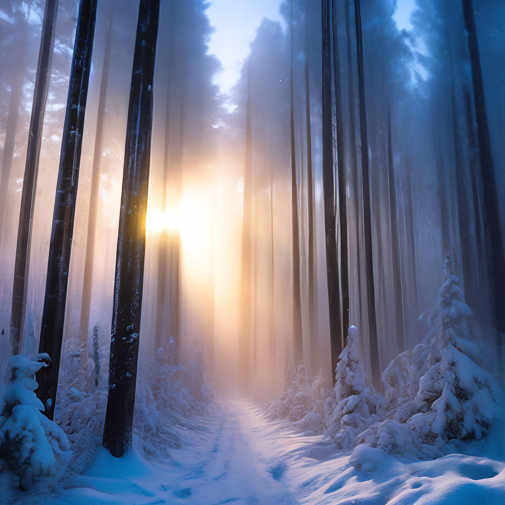 В туманном лесу