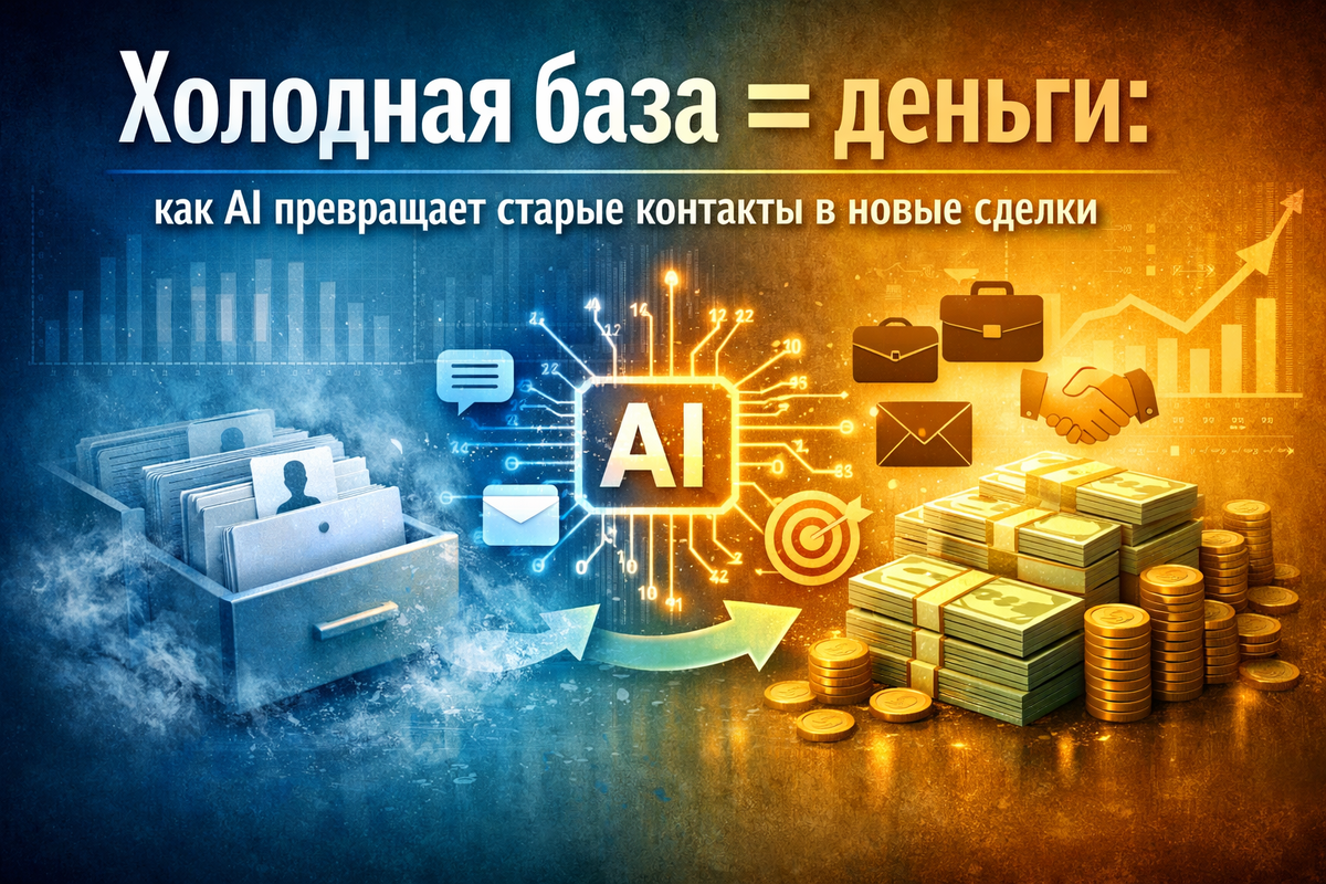    Холодная база = деньги: как AI превращает старые контакты в новые сделки Никита Титов