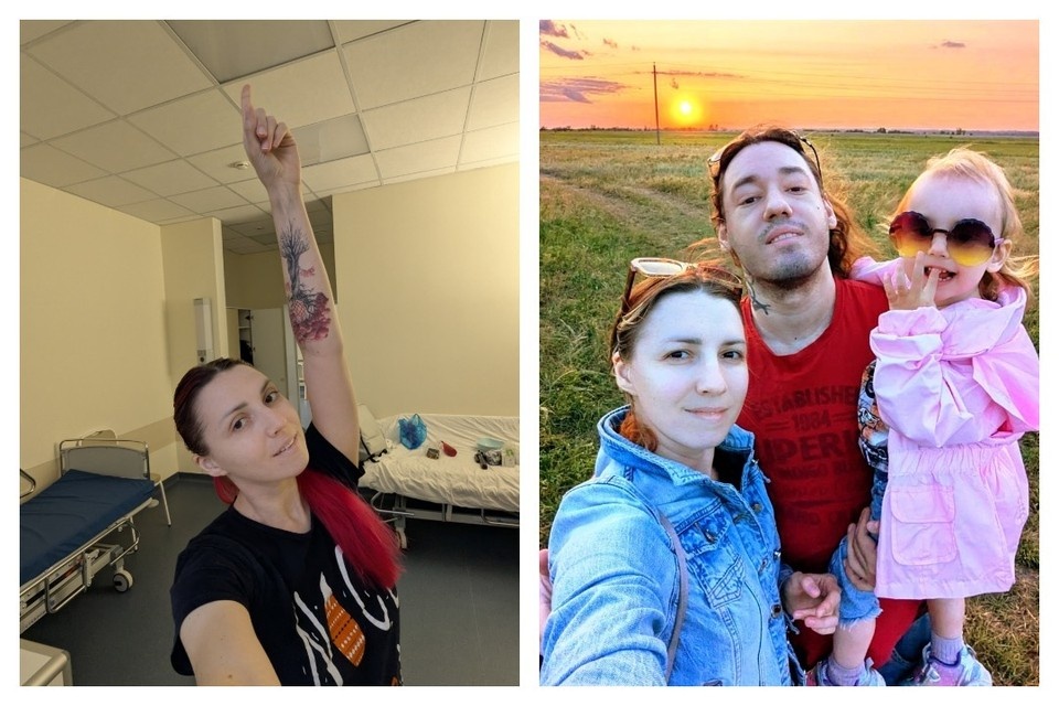    34-летняя мама с лимфомой Ходжкина проходит химию и держится ради дочки. из архива героя публикации