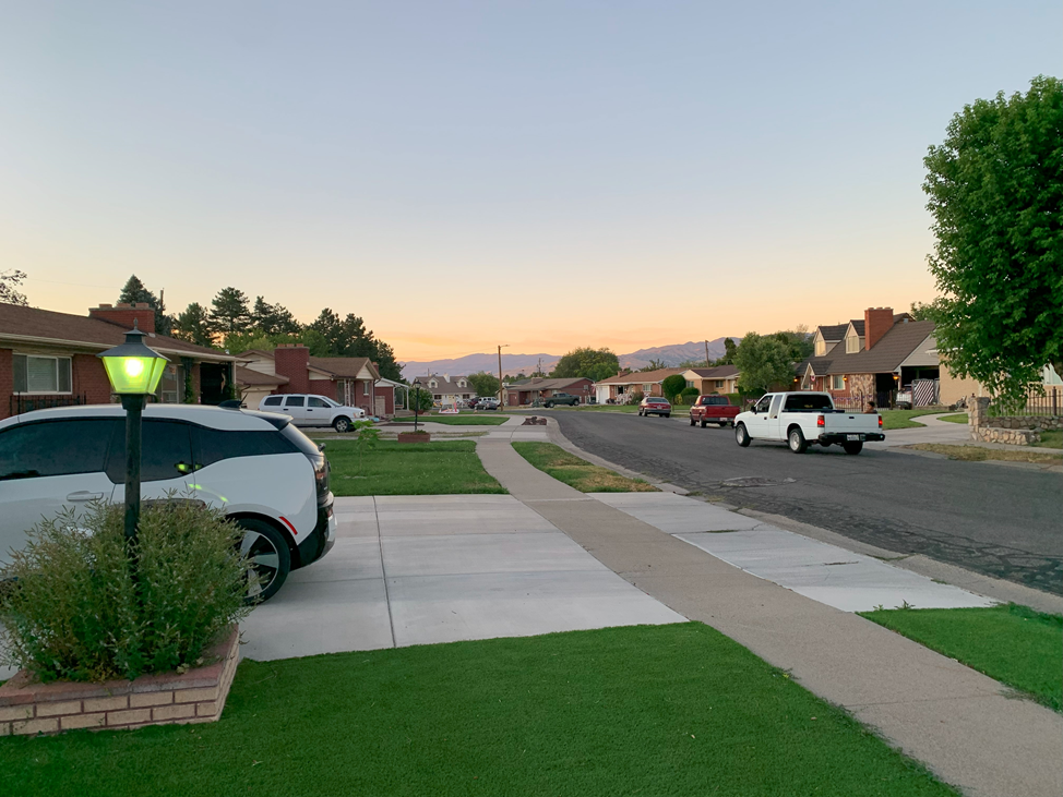 Солт-Лейк-Сити. Район частной застройки. Вот она – одноэтажная Америка!