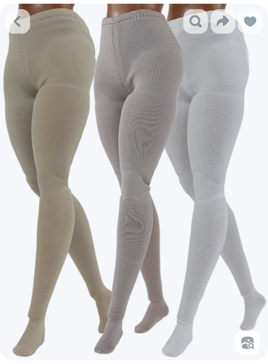 Набор колготок для куклы Barbie от Эленприв. Скриншот автора. Ozon