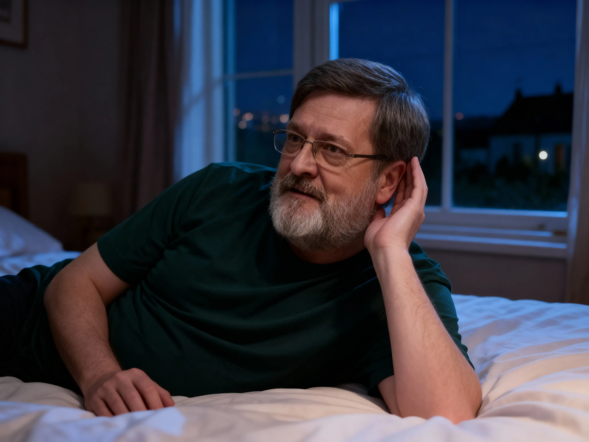 А это я прислушиваюсь к несушествующему шуму...